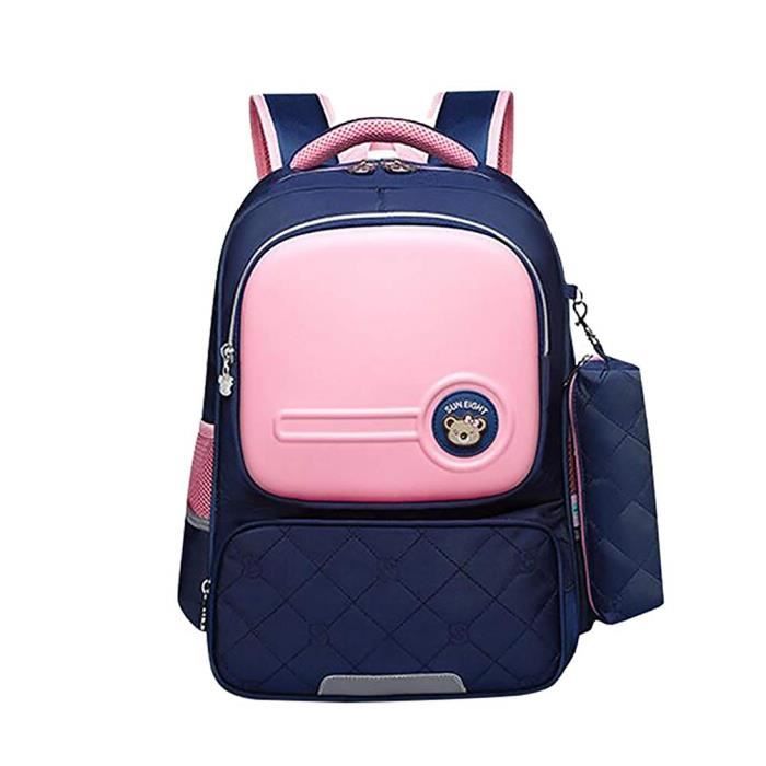 Sac à dos enfants sac à dos 6-8-10 ans élèves garçons filles grande  capacité 1-3-5 année primaire réduction sac à dos Rose ble@M1730 -  Cdiscount Bagagerie - Maroquinerie