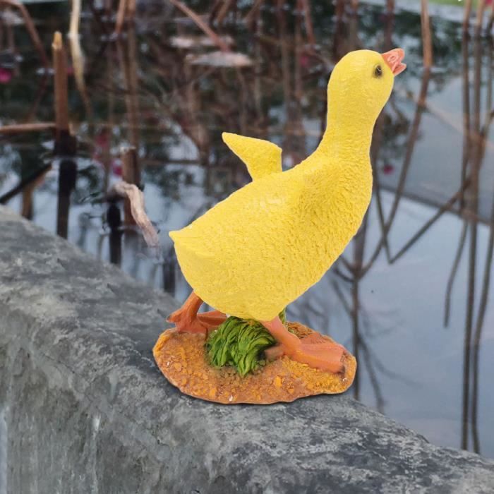 YOSOO statue de canard en résine Statue de caneton en résine ornement ...