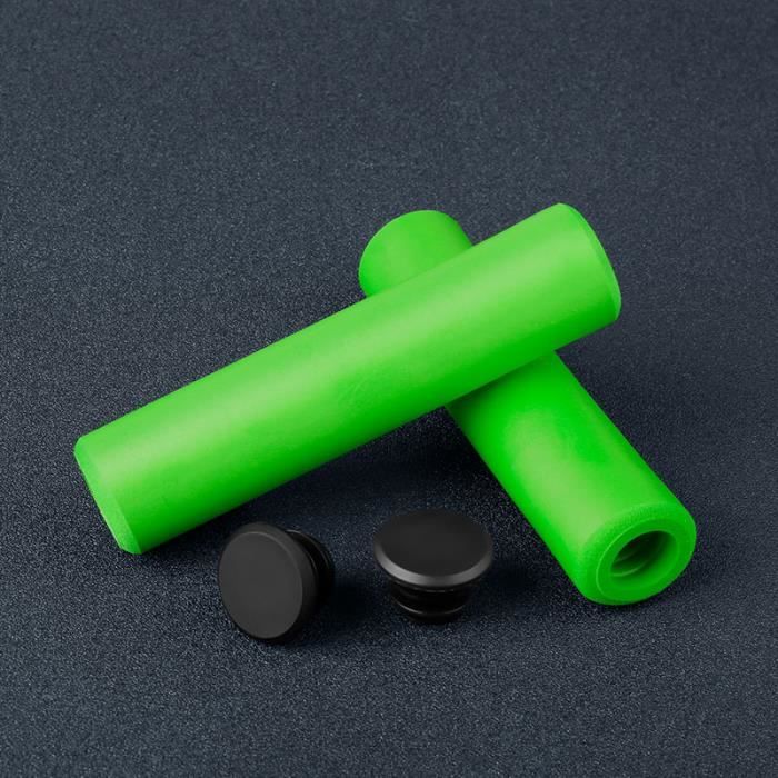 Poignées De Guidon Vélo En Silicone - Confortables, Antidérapantes, Faciles à Installer - Pour Remplacer Les Poignées Usées - 4