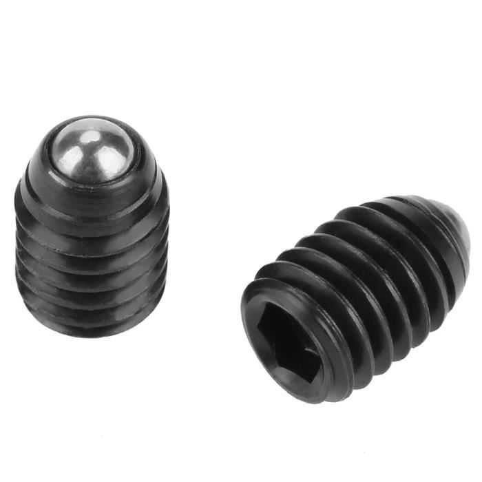 Lot De 6 Vis M5x25mm Pour Porte-bidon Vélo – Tête Hexagonale, Acier Magnétique, 3 Couleurs (vert/bleu/argent)