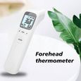 Thermometre, Medical Numerique Infrarouge Frontal et Oreille Thermometre , en 1 seconde de Temps de Mesure - gris-1