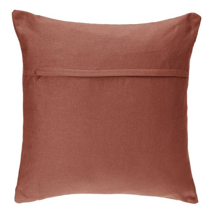 Atmosphera - Cuscino sfoderabile in cotone blu anatra anjali 38x38cm | Leroy Merlin