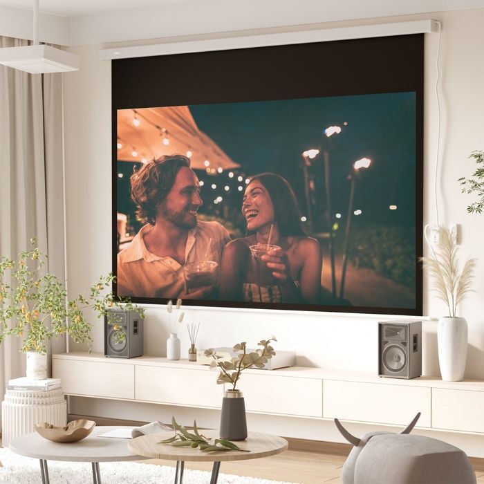 Ecran Videoprojecteur Motorise Plafond