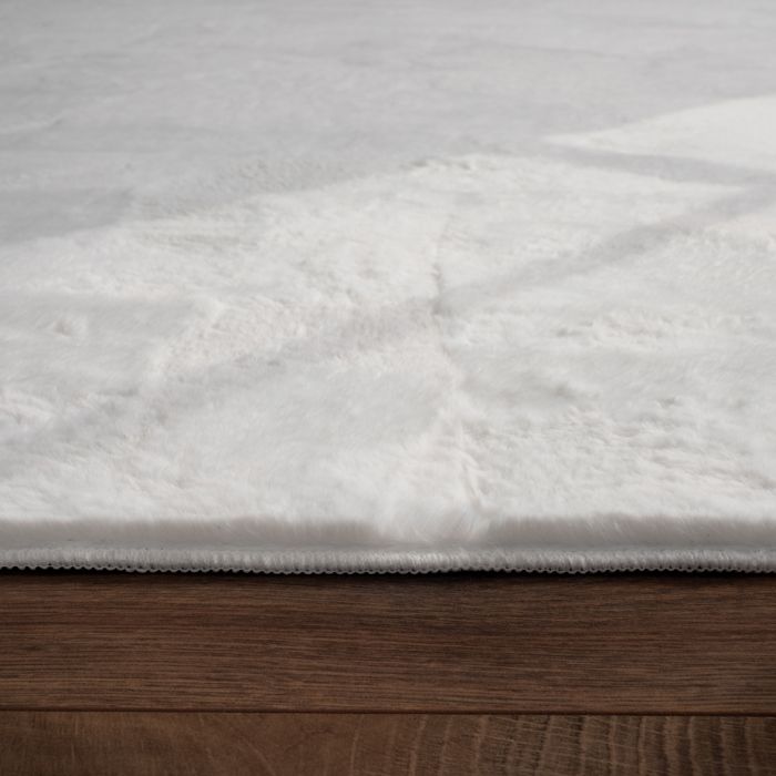 Tapis à Poils Longs RugVista Corinna 140x200 Cm - Blanc/Multicolore, Doux, Certifié OEKO-TEX, Pour Chambre Enfant - 2