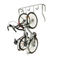 Support mural pour vélos - BIKE ORIGINAL - 5 crochets - Léger et facile à installer-2