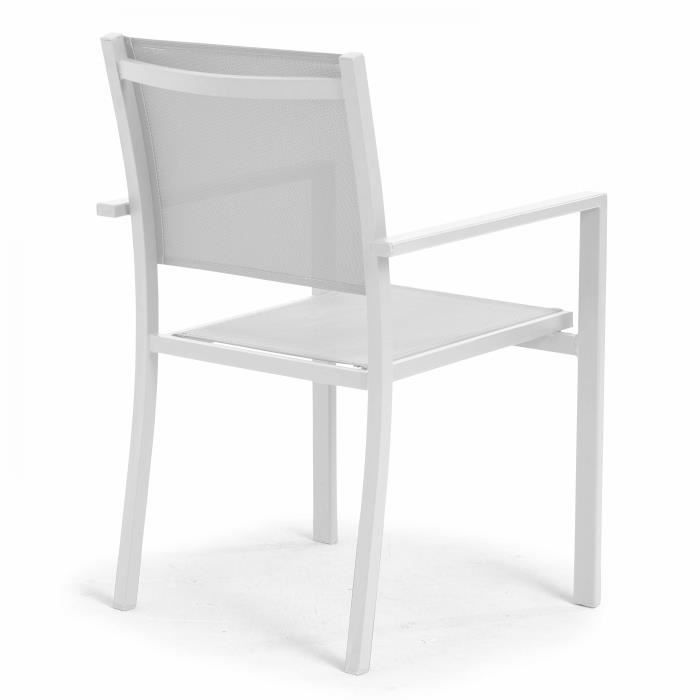 Azard Chaise Blanche en Plastique, empilable, pour Jardin, Bar, pizzéria,  intérieur et extérieur - Cdiscount Jardin