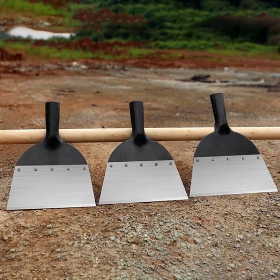 Pelle De Jardin Multifonctionnelle - Grattoir à Mousse Désherbage Outil Extérieur Acier Inox (Tête Sans Manche)