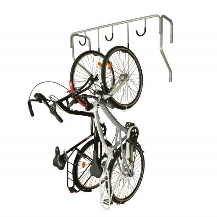 Support mural pour velos BIKE ORIGINAL 5 crochets Leger et facile a installer Cdiscount Sport