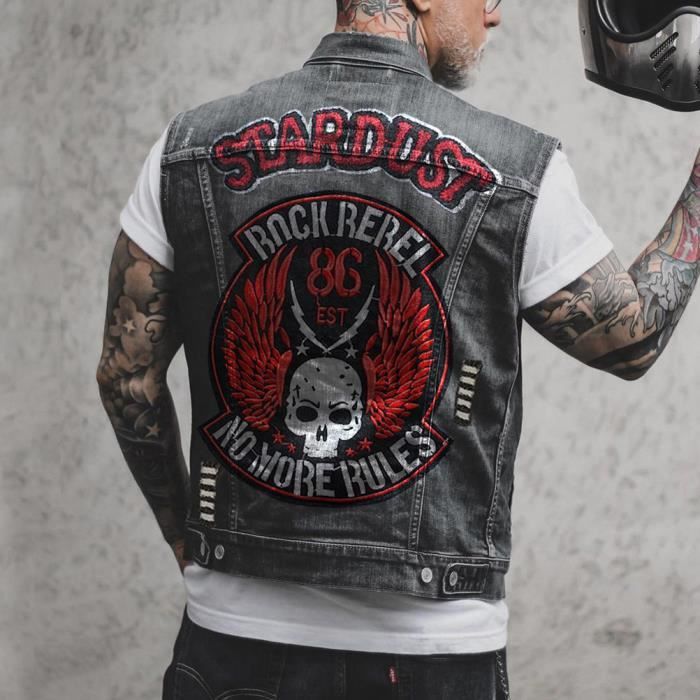 Gilet sans manche homme moto clearance