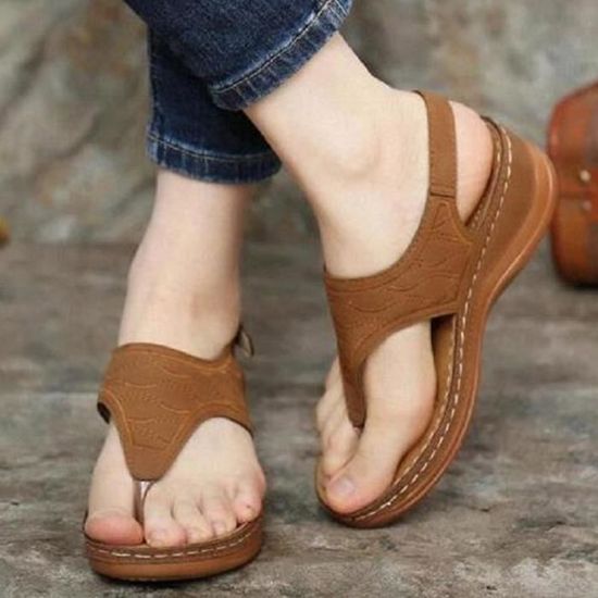 Tongs store talon femme