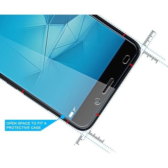 Pack Accessoires HONOR 5C : Coque Transparente + Verre Trempé + Perche à Selfie Bluetooth - Kit Protection Complet