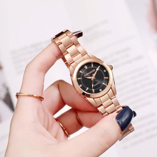 Montre femme etanche acier shop
