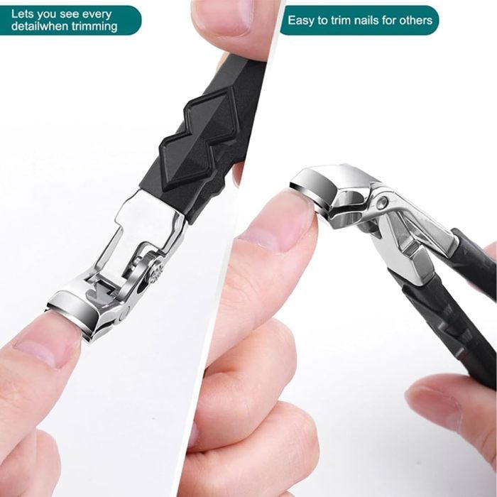 Coupe-ongles Avec Loupe Lumineuse Rechargeable Pour Personnes âgées - Détachable, Neuf