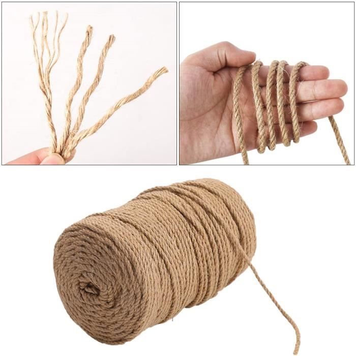 La Cordeline Corde Sisal Naturel ± 50 M 8 Mm, Pour Jardinage