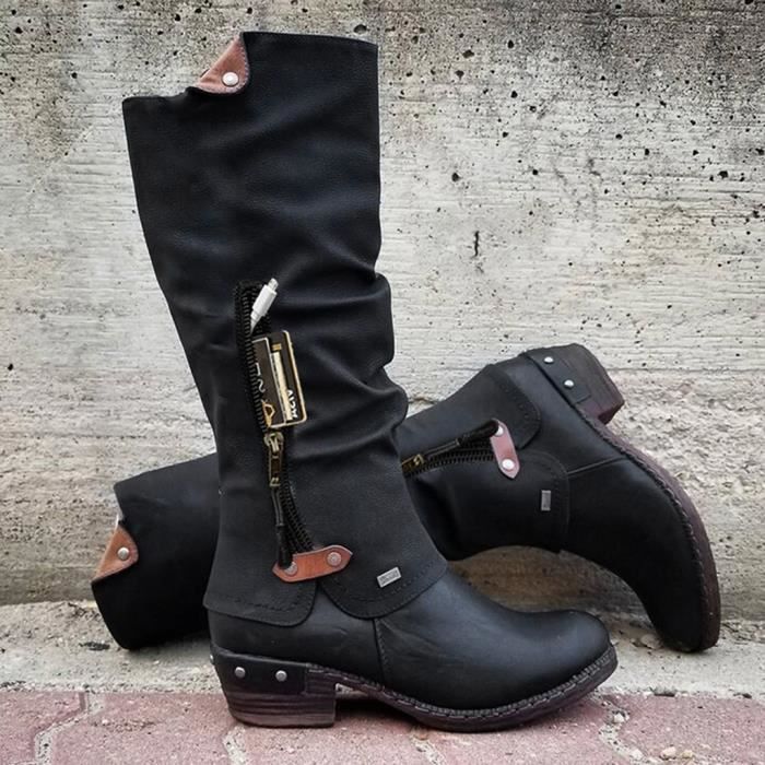 Chaussure fermé talon new arrivals carré