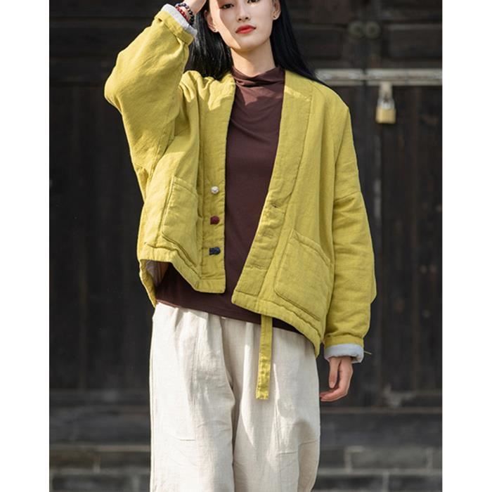 Veste en sales lin femme chic