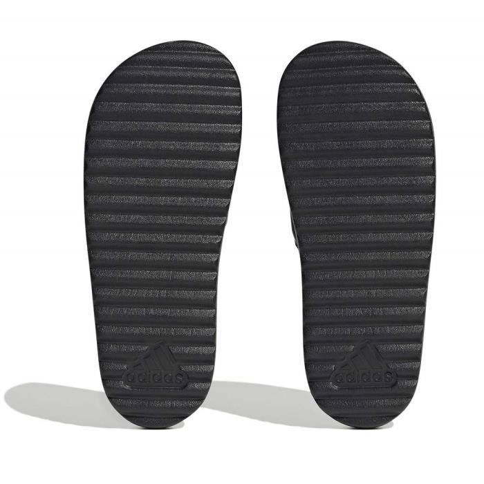 Claquette pour Femme ADIDAS Adilette Platform Compense Synthetique Noir Noir Cdiscount Chaussures