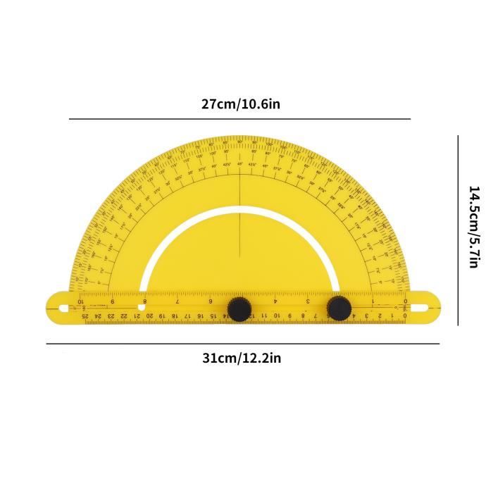 Règle De Courbe 3245 Multifonctionnelle - Règle Tailleur Plastique Haute Précision Pour Couture & Patron