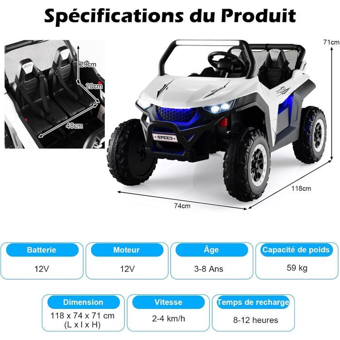 Audi R8 Performance 12 Volts noir mythe, voiture électrique pour enfant télécommande parentale 2.4 Ghz, 12