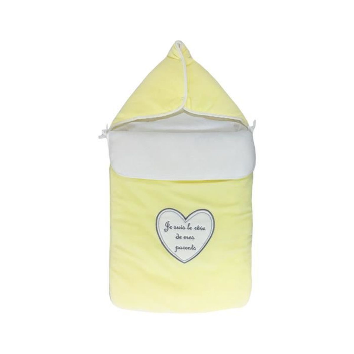 Nid D Ange Pour Bebe 0 A 6 Mois Jaune Je Suis Le Reve De Mes Parents Cdiscount Puericulture Eveil Bebe