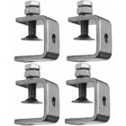 Lot 10 Serre-Joints C Acier Inox 304 - Ouverture 0-25 Mm Réglable M8 - Pince Fixation Menuiserie Soudure DIY Bois Métal