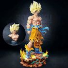 BRAND FIGURINE DRAGON BALL Z SON GOKU SUPER SAIYAN 23CM TETE INTERCHANGEABLE NEUVE
