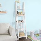 Sobuy Frg101 W Etagere Style Echelle Bibliotheque 5 Etages