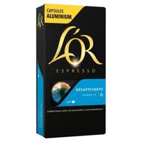 L'OR - Espresso Decaffeinato 52G - Lot De 3