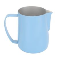 Tasse à fleurs - Pwshymi - Tasse à café en acier inoxydable Swan - 600 ml - Bleu clair