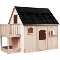 Cabane en bois pour enfant - SOULET - DUPLEX - Maisonnette en bois à étage - Dimensions 3060x2120x2490mm