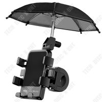 TD® Porte-vélo et porte-moto dynamique avec petit parapluie Plastique anti-chocs et anti-pluie conducteur vélo électrique
