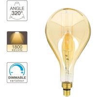 Ampoule LED Giant, G200, culot E27, 8W cons. (60W eq.), lumière blanc chaud