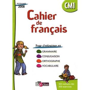 MANUEL PRIMAIRE Cahier de français CM1