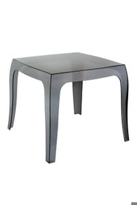 MANGE-DEBOUT Petite table design moderne en plastique transpare