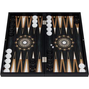 JEU SOCIÉTÉ - PLATEAU HBS GAMES Midnight Pearl Design Backgammon Stratég