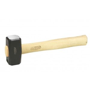 Massette marteau en acier forgé Manche fibre de verre antichoc 1000g bois vis lg