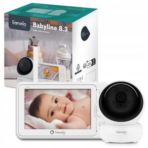 ÉCOUTE BÉBÉ LIONELO Babyline 8.3 - Babyphone video 360° - Comm