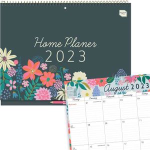 Boxclever Press Home Planner 2023-2024 Grand calendrier familial
