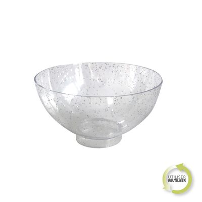 Rona - Lot De 3 Verrines Tonneau 30cl En Cristallin - Transparent