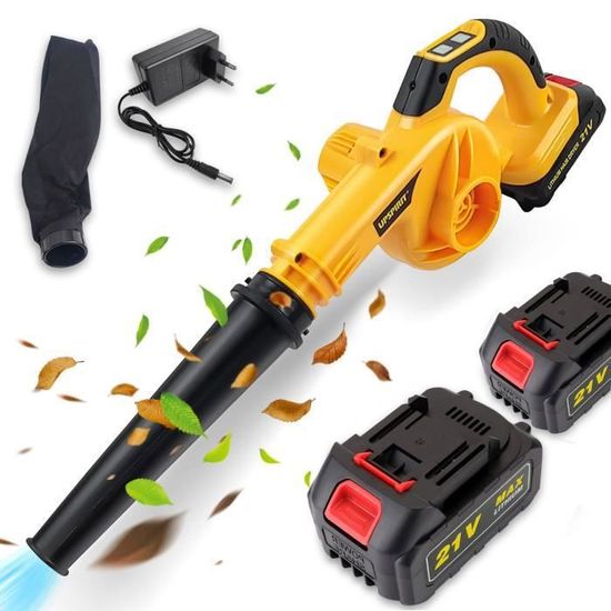 Souffleur De Feuilles Sans Fil 21V, 550W Moteur Brushless,Souffleur