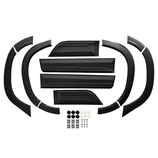 Protecteurs De Porte ABS Pour Dacia Duster 2018-2023 - Kit Moulure Latérale Noir Mat