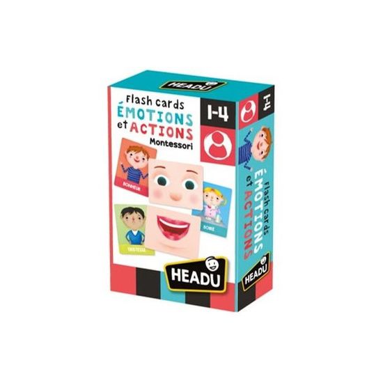 Maxi Flashcards Montessori Émotions et Actions - FR