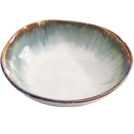 Service De Vaisselle En Grès Ibiza 24 Pièces: Service De Table Pour 6 Personnes, Adapté Au Lave-Vaisselle Et Au Micro-Ondes, Pure Living Bleu Pétrole Foncé, Assiettes Service De Table