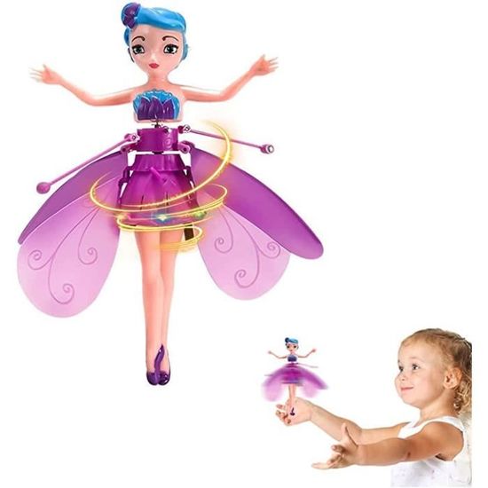 Capteur de mouvement princesse, fée volante, modèle magique, poupée pour  fille, jouet pour enfant, cadeau d'anniversaire - AliExpress