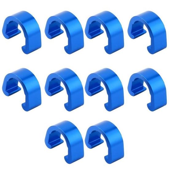 Passe-câbles De Bureau, Cache-câbles En Plastique ABS, Organiseurs De Cables Reglables Et Amovibles Lot De 10 60 Mm Noir 97208613