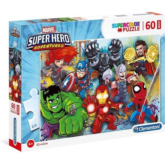 Clementoni puzzle Marvel Super Hero Avengers 60 pièces