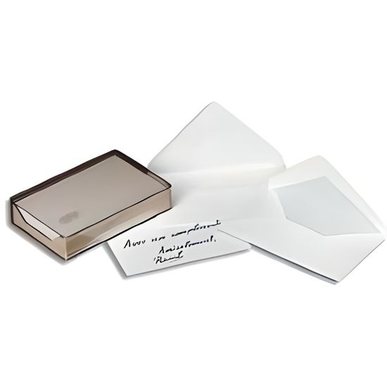 100 cartes de visite blanches 82 x 128 mm boite… Cdiscount BeauxArts