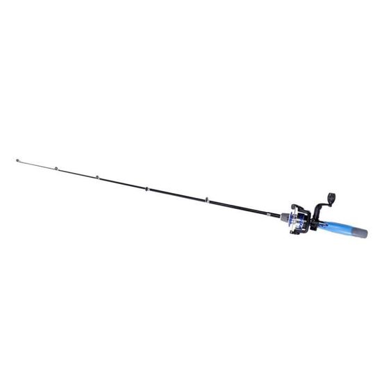 Canne à Pêche Télescopique Moulinets à Bobines Ultra-Léger Fishing Rod Pêcheur Equipement 1.4m