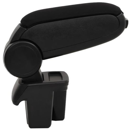 YJYWZH Accoudoir Central Ford FOCUS MK1 – Boîte De Rangement En Cuir PU Noir Avec Porte-Gobelet, USB 7 Ports Et Grand Espace De Stockage