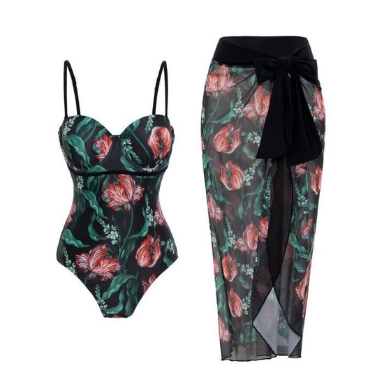 Vococal® Wrap Sarong Plage Pareo Vêtements Femme Mousseline De Plage